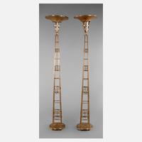 Paar Deckenfluter Art déco111