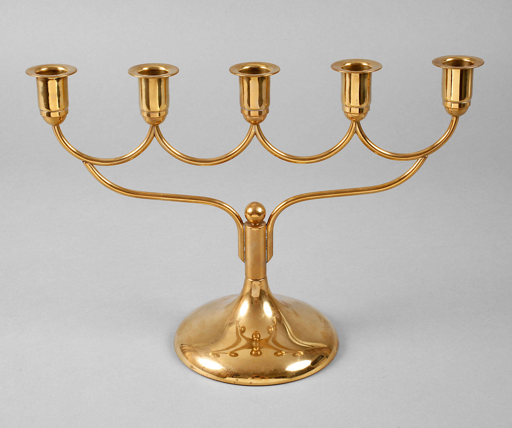 Messing Leuchter Art déco