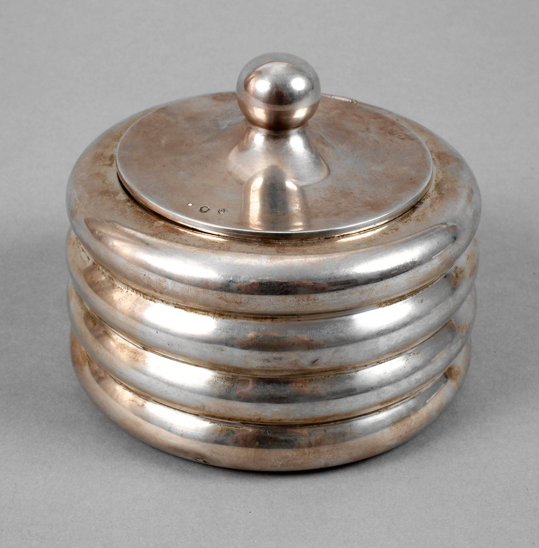 Dose Silber Art déco