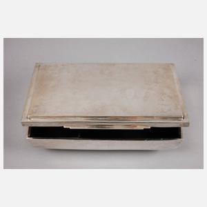 Silber Tabatiere Art déco