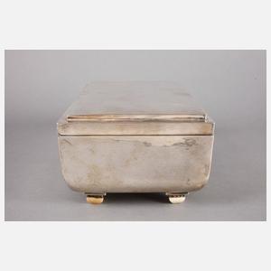 Silber Tabatiere Art déco
