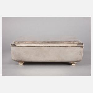 Silber Tabatiere Art déco