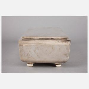 Silber Tabatiere Art déco