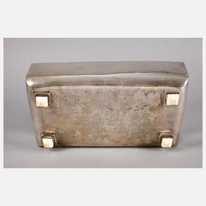 Silber Tabatiere Art déco