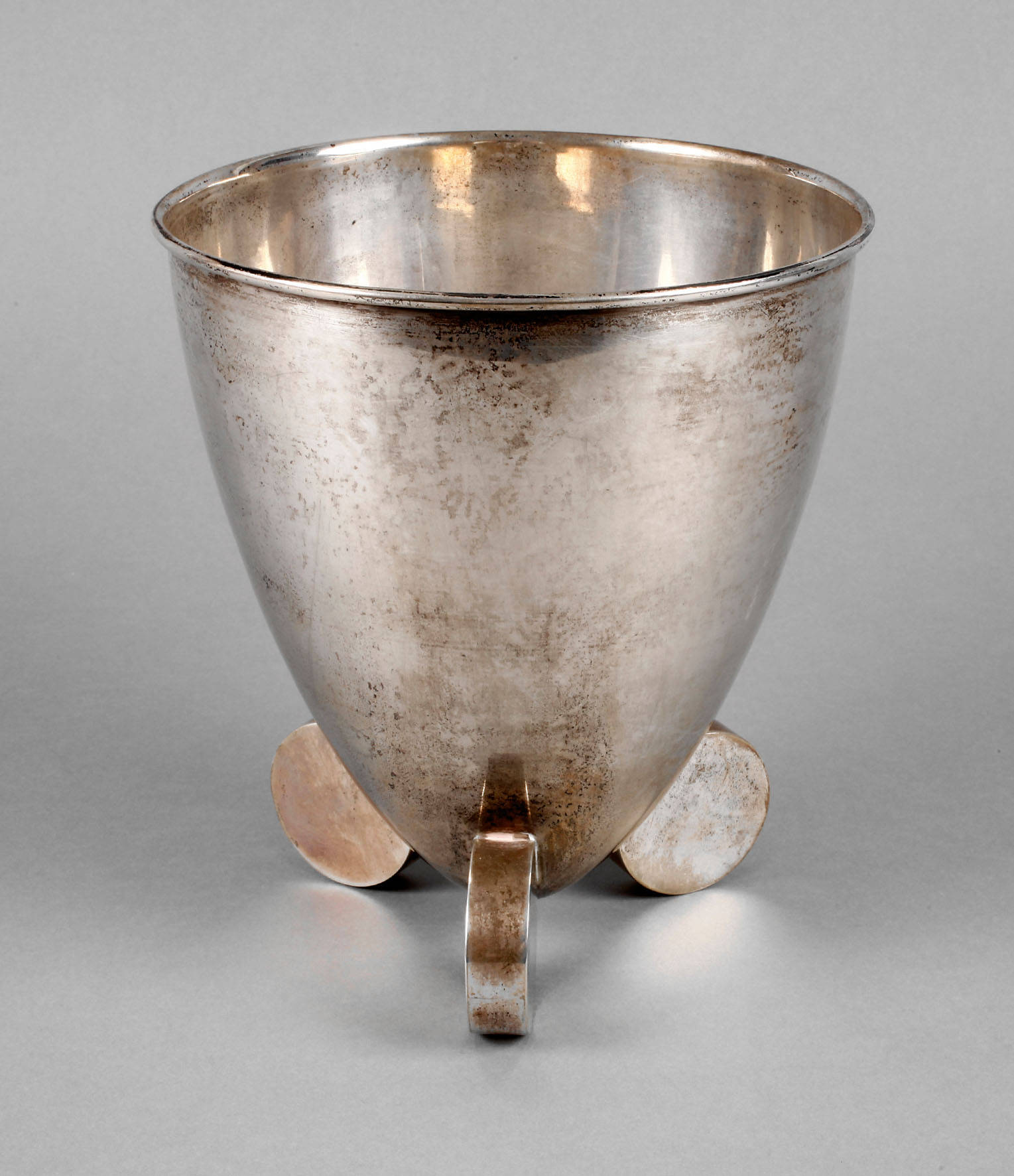 Silber Weinkühler Art déco