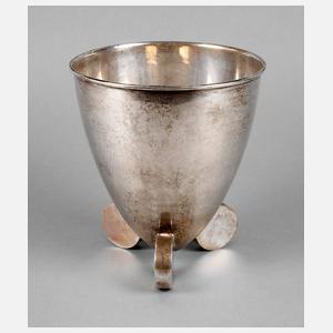 Silber Weinkühler Art déco