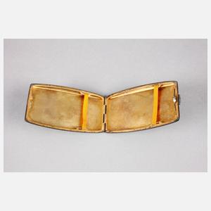 Silber Zigarettenetui Art déco