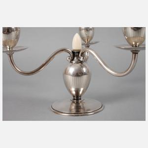 Silberleuchter Art déco