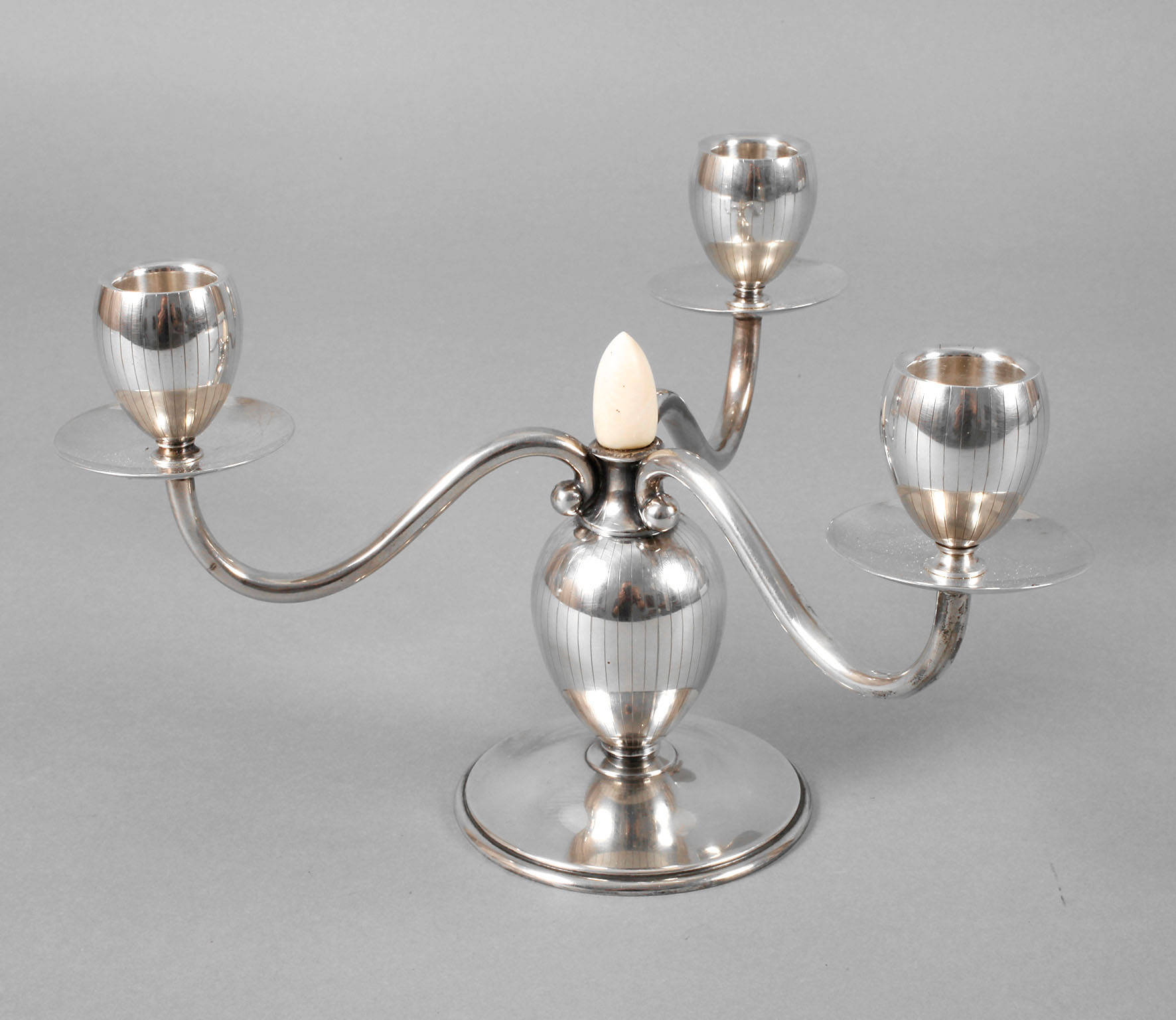 Silberleuchter Art déco