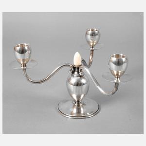 Silberleuchter Art déco