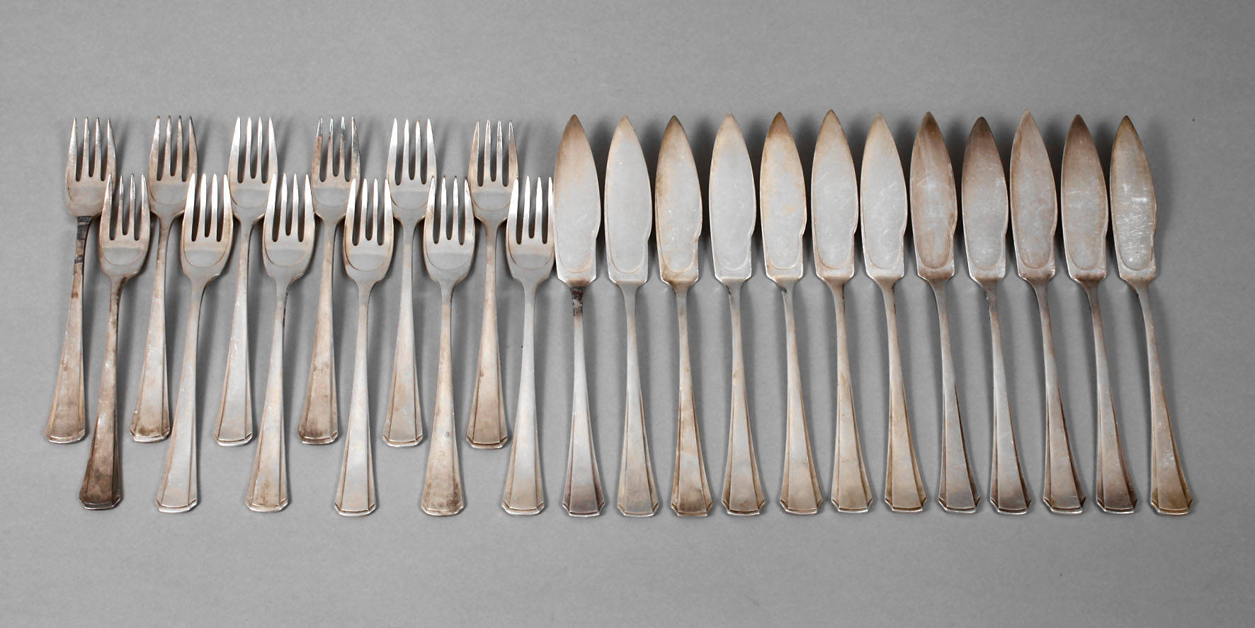 Fischbesteck Art déco