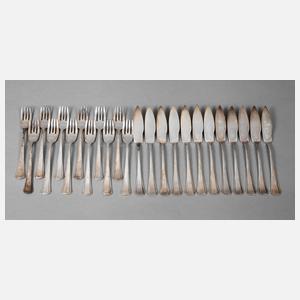 Fischbesteck Art déco