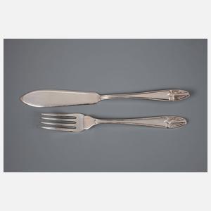 Fischbesteck Art déco