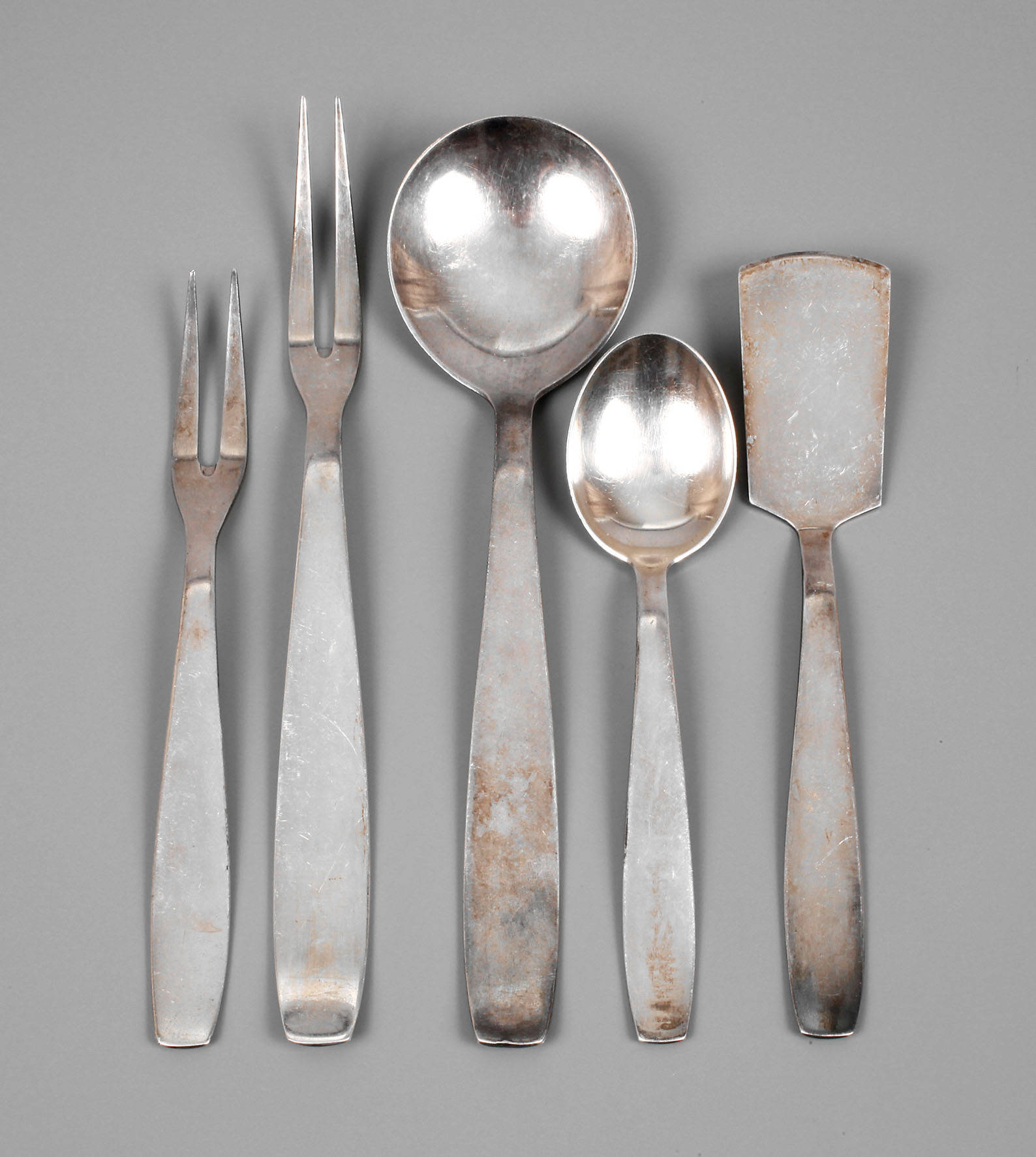 Fünf Besteckteile Hermann Gretsch