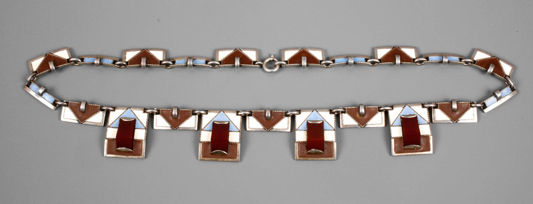 Emaillekette Art déco