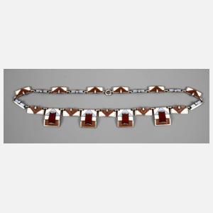 Emaillekette Art déco