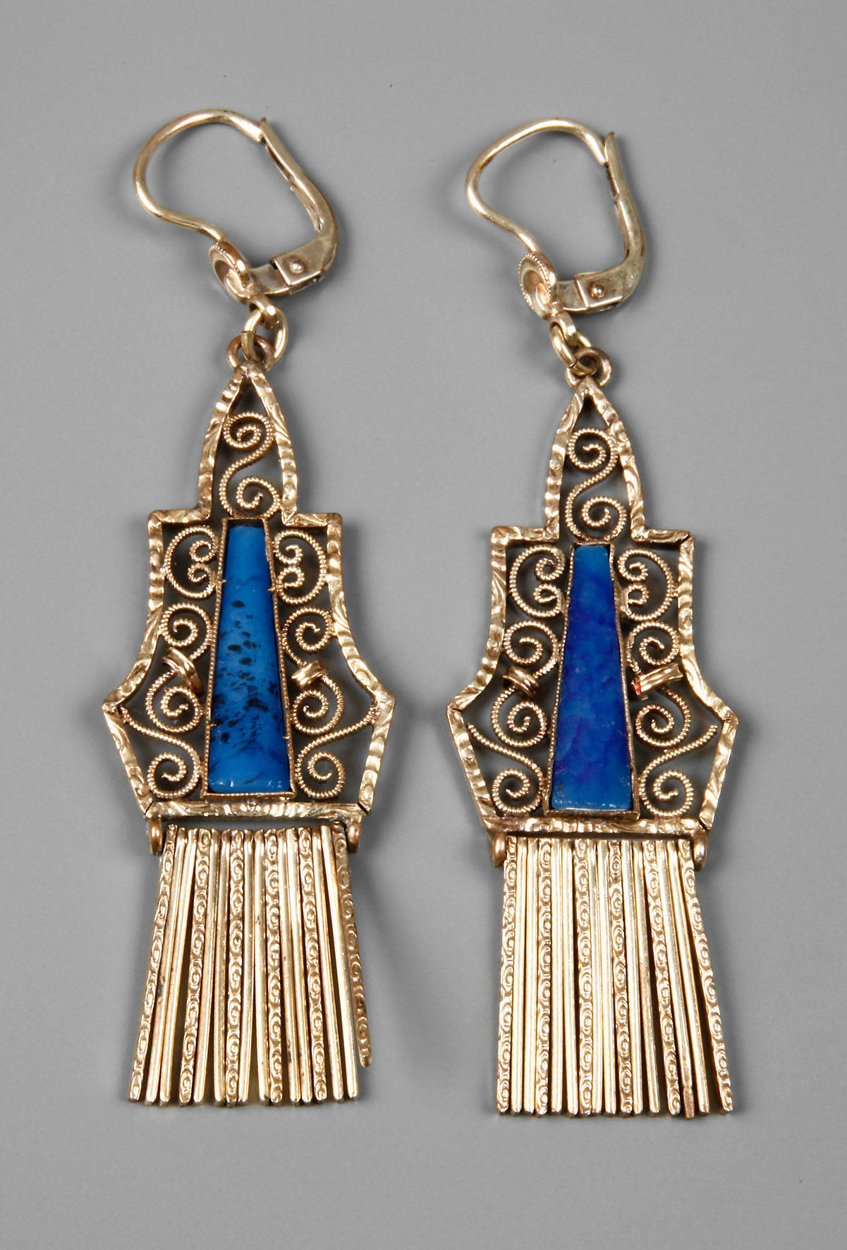 Paar Ohrhänger Art déco