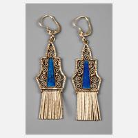 Paar Ohrhänger Art déco111