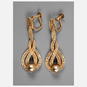 Theodor Fahrner Paar lange Ohrhänger