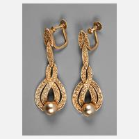 Theodor Fahrner Paar lange Ohrhänger111