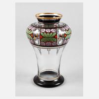 Fachschulvase Emailmalerei111