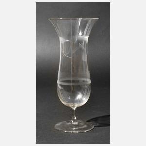 Glasfachschule Zwiesel Vase Art déco