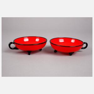 Loetz Wwe. Dessertservice Tangoglas