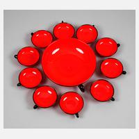 Loetz Wwe. Dessertservice Tangoglas111