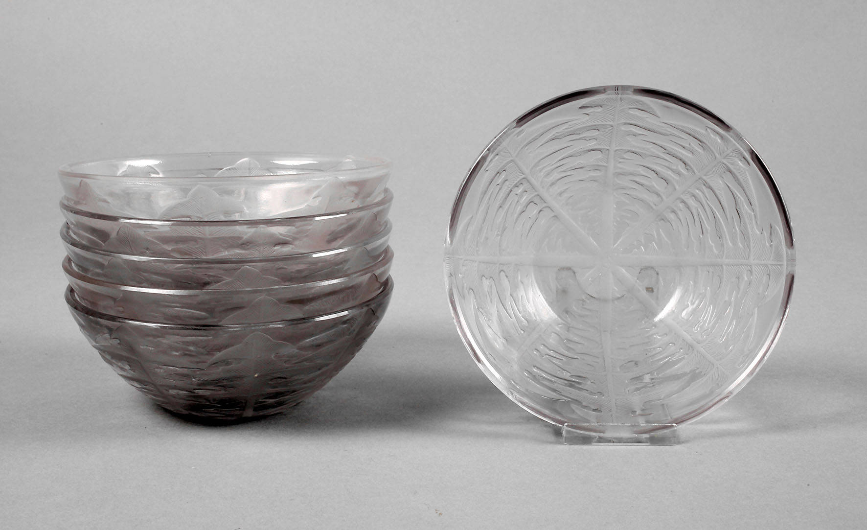 René Lalique sechs Kompottschälchen