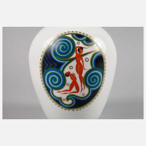 Fraureuth Deckeldose Art déco