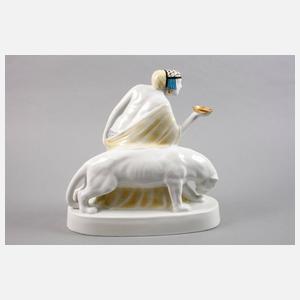 Heubach Ägypterin mit Panther