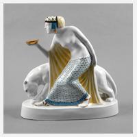 Heubach Ägypterin mit Panther111