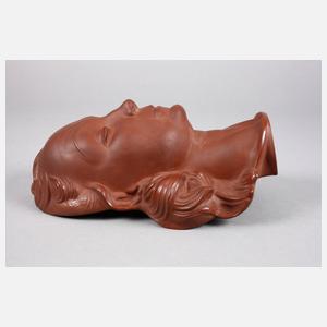 Meissen Böttgersteinzeug ”Mädchenbüste”