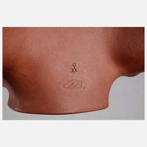 Meissen Böttgersteinzeug ”Mädchenbüste”