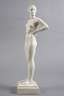 Rosenthal stehender weiblicher Akt