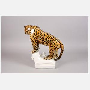 Volkstedt Keramik großer Gepard