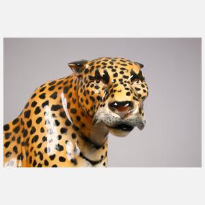 Volkstedt Keramik großer Gepard