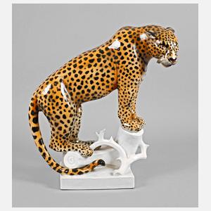 Volkstedt Keramik großer Gepard