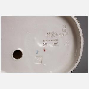 Goldscheider Wien Dame mit Barsoi