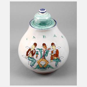 Karlsruhe Tabaktopf Art déco