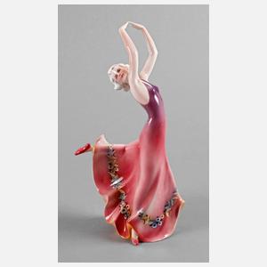 Katzhütte Tänzerin Art déco