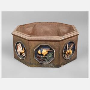 Übergroßer Blumentopf Art déco