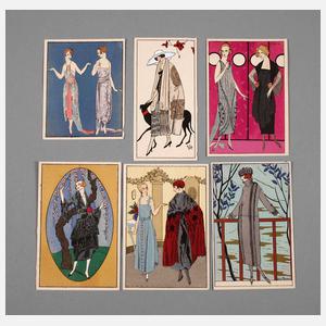 Konvolut Wiener Modetafeln