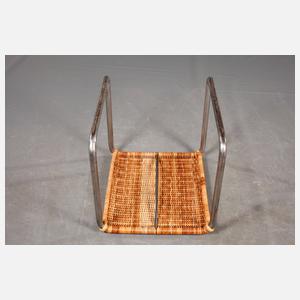 Stahlrohrhocker Mies van der Rohe MR 10