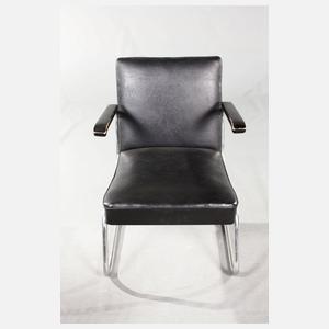 Tisch und Sessel Stahlrohr