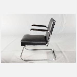 Tisch und Sessel Stahlrohr