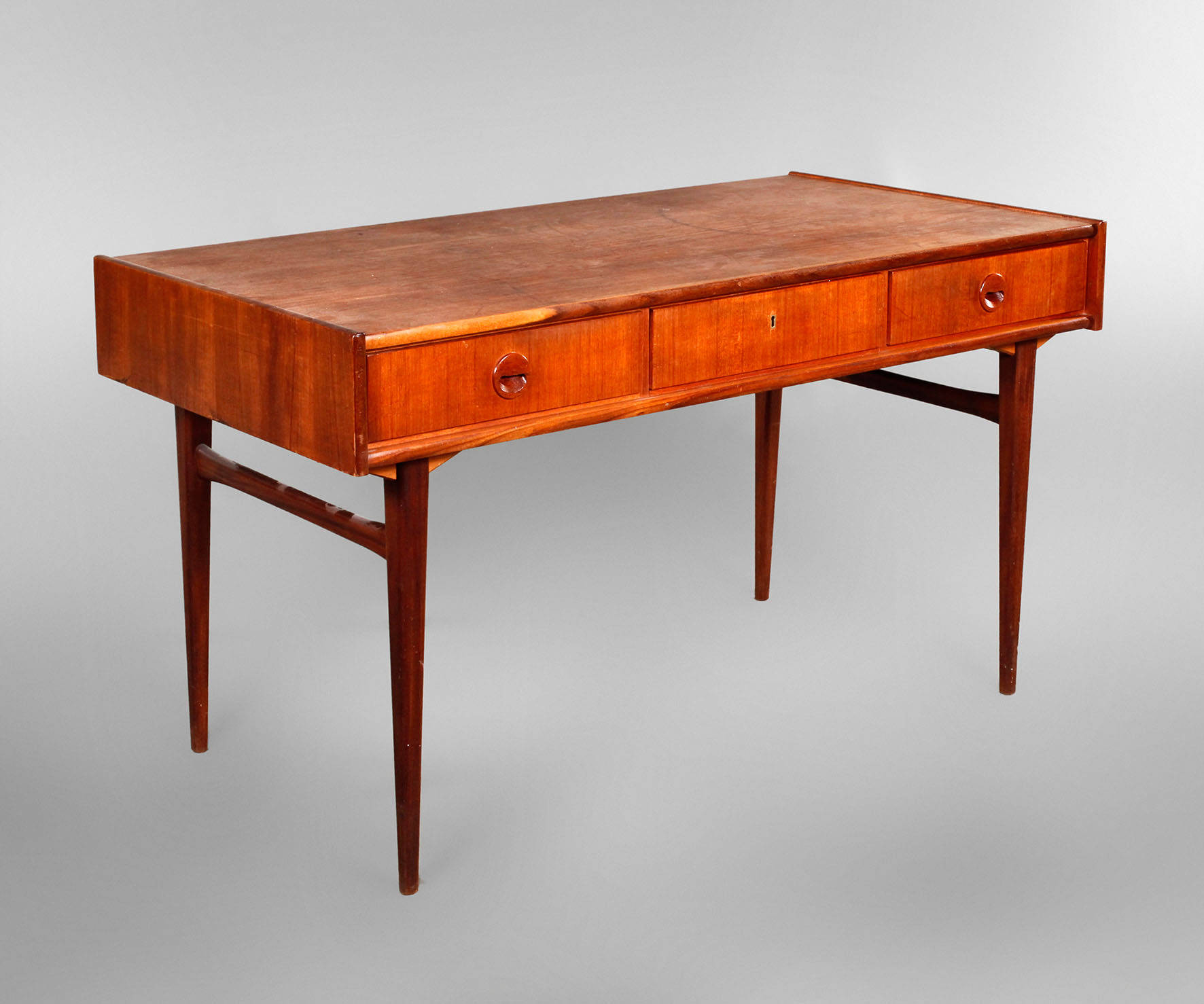 Schreibtisch Teakholz