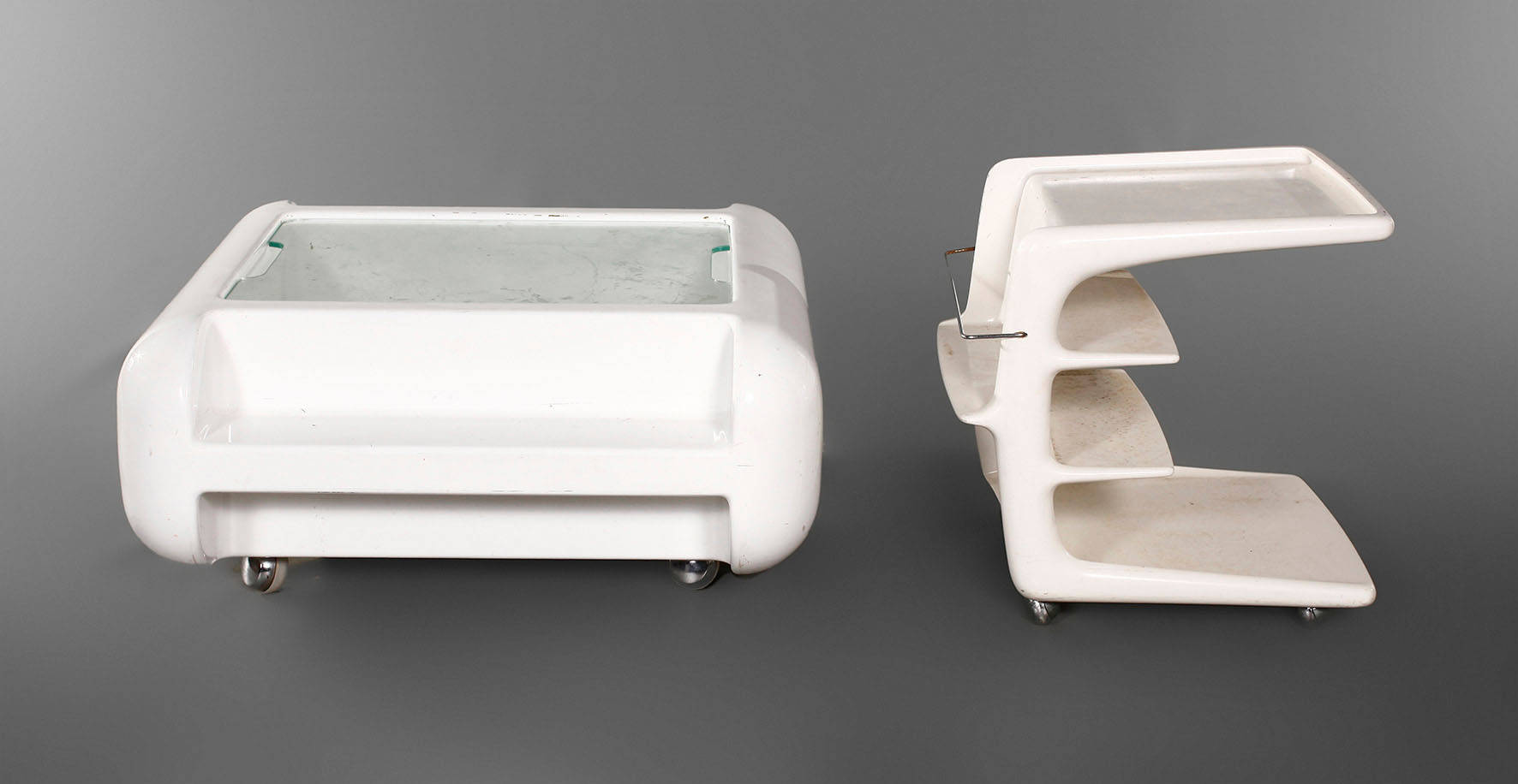 Zwei Tische DDR Design