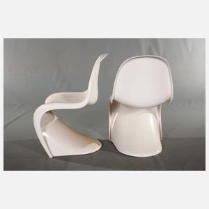Vier Stühle Verner Panton