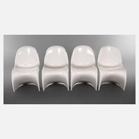 Vier Stühle Verner Panton111